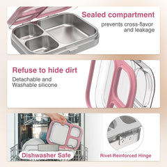 HOMEKOL couvercle Tritan transparent permettant vérification sans ouvrir