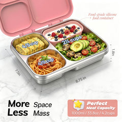 HOMEKOL détail plateau inox 18/8 solide pour aliments sûrs