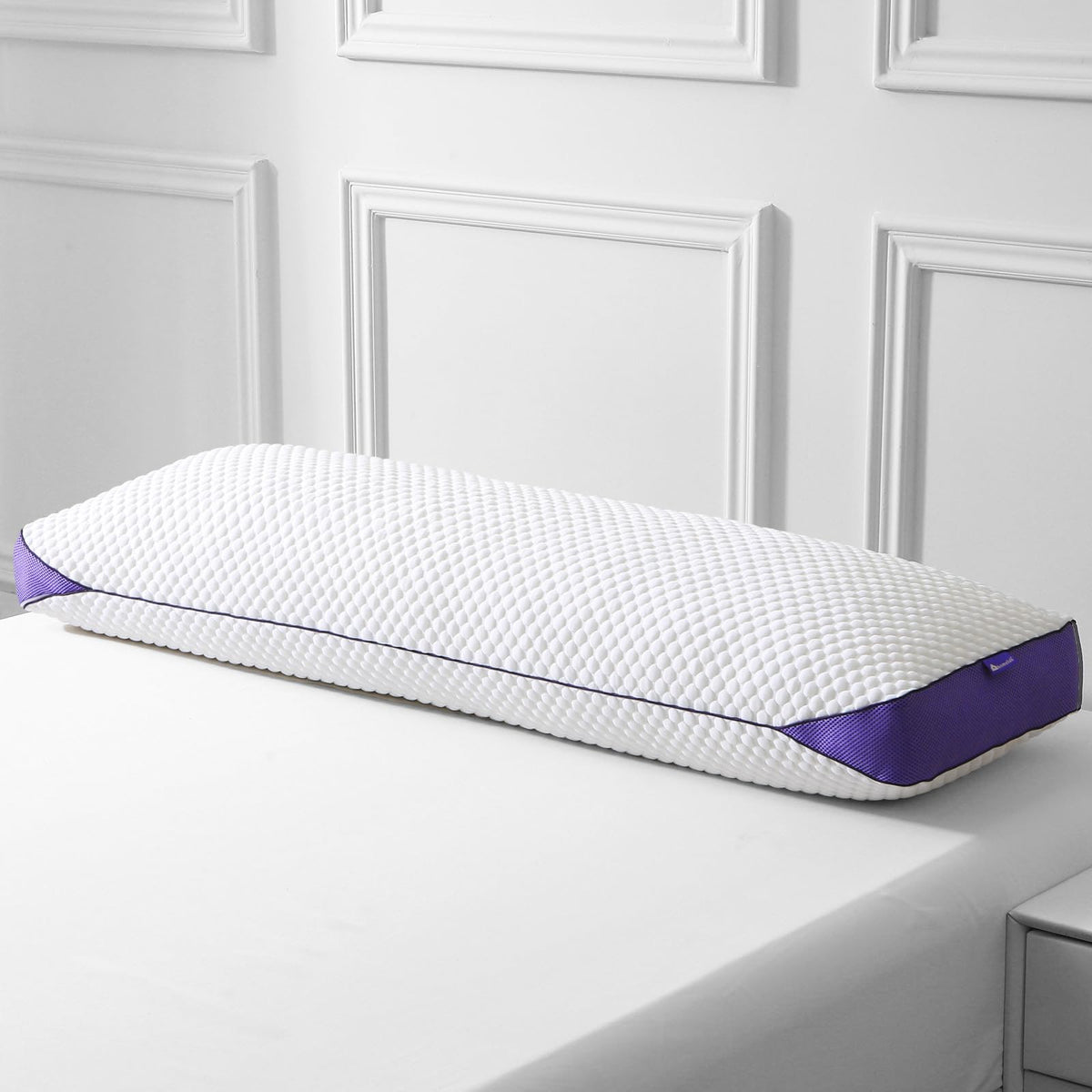 HOMELAB face avant du coussin corporel montrant le design et le format 20x52 pour confort