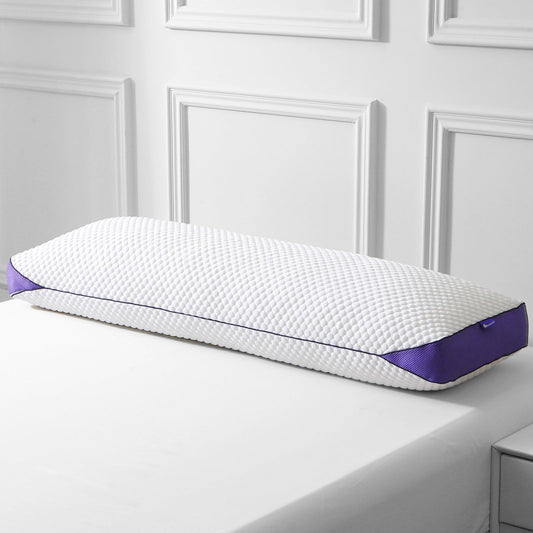HOMELAB face avant du coussin corporel montrant le design et le format 20x52 pour confort