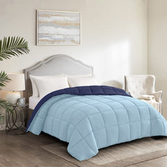 Homelike Moment face bleu clair réversible apportant luminosité et fraîcheur
