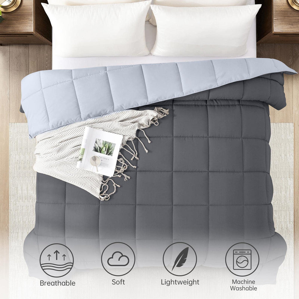Homelike Moment comparaison taille king montrant dimensions et retombée sur sommier