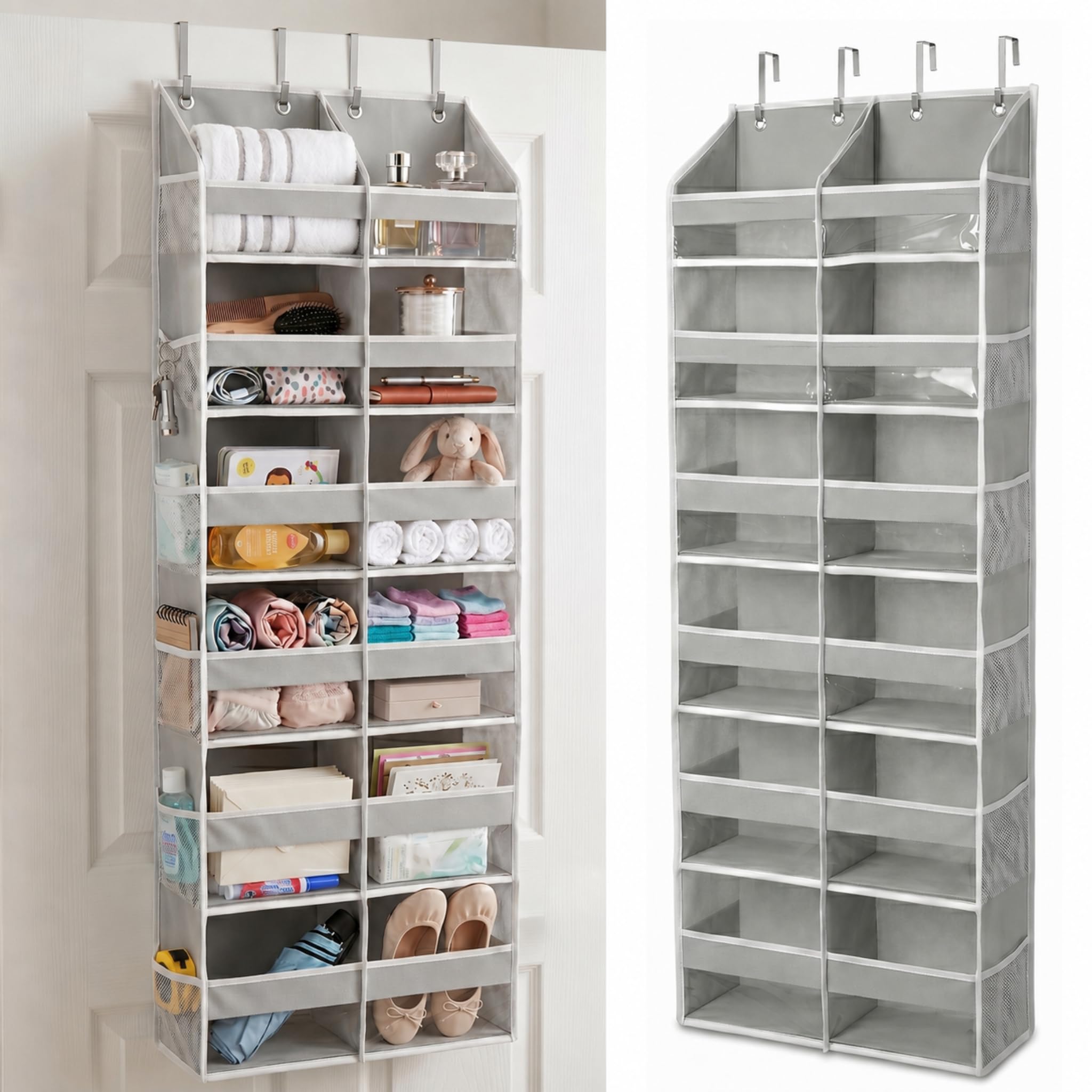 HOMELUX THEORY vue avant de l’organiseur montrant capacité et rangement