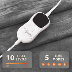 Homemate boîtier de commande montrant minuterie et 10 niveaux pour réglage simple