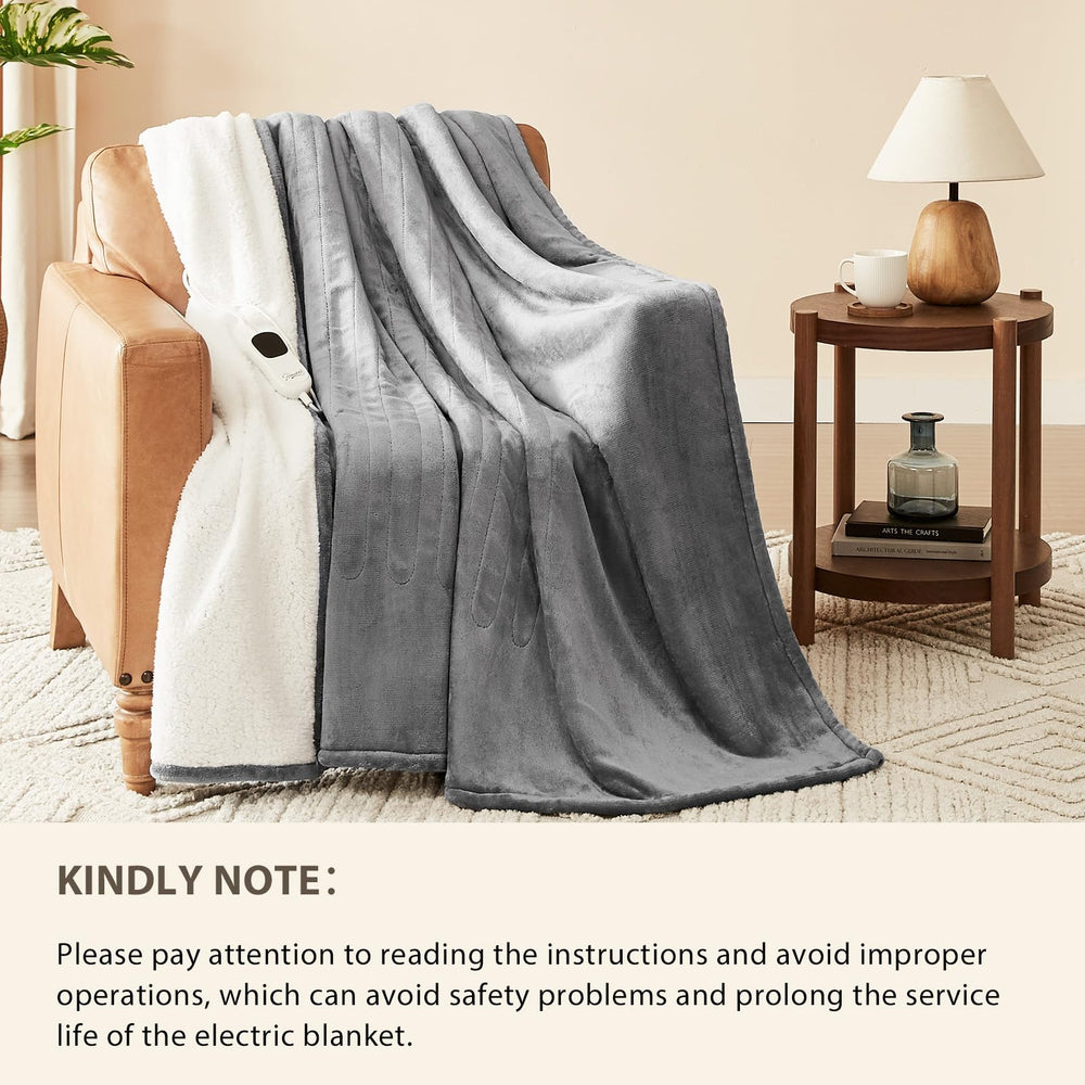 Homemate couverture posée à côté d’un objet pour comparer la taille 50x60 pouces