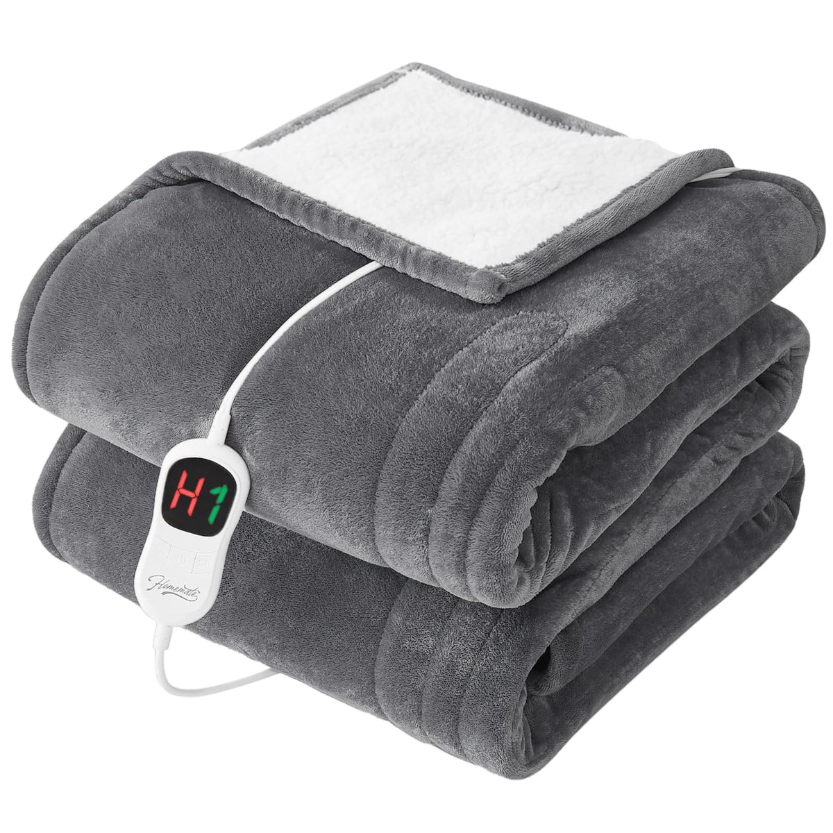 Homemate couverture chauffante face avant montrant finition douce et chaleur