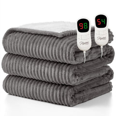 Homemate couverture chauffante face avant montrant taille queen et confort