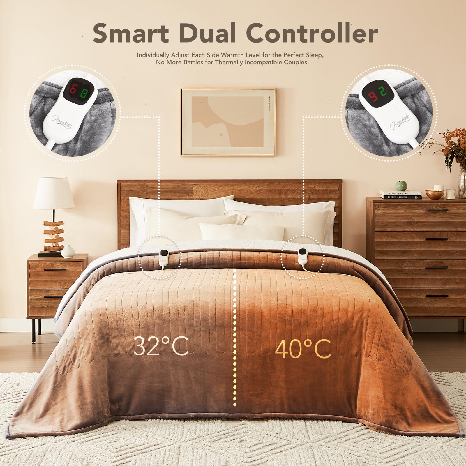 Homemate plaid en usage sur canapé pour économie d'énergie et détente