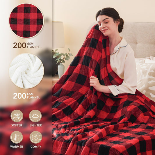 Homemate gros plan flanelle 220gsm montrant douceur et chaleur tactile