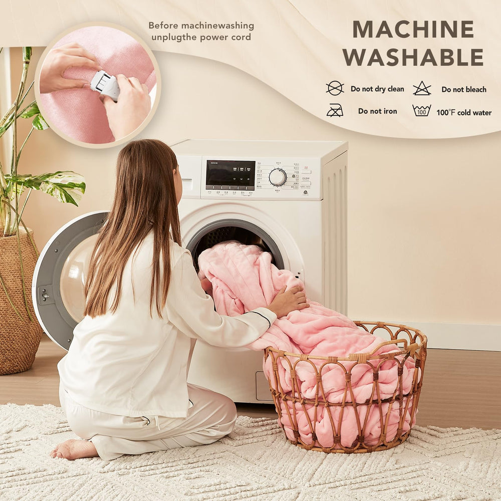 Homemate étiquette et instructions de lavage garantissant entretien sûr