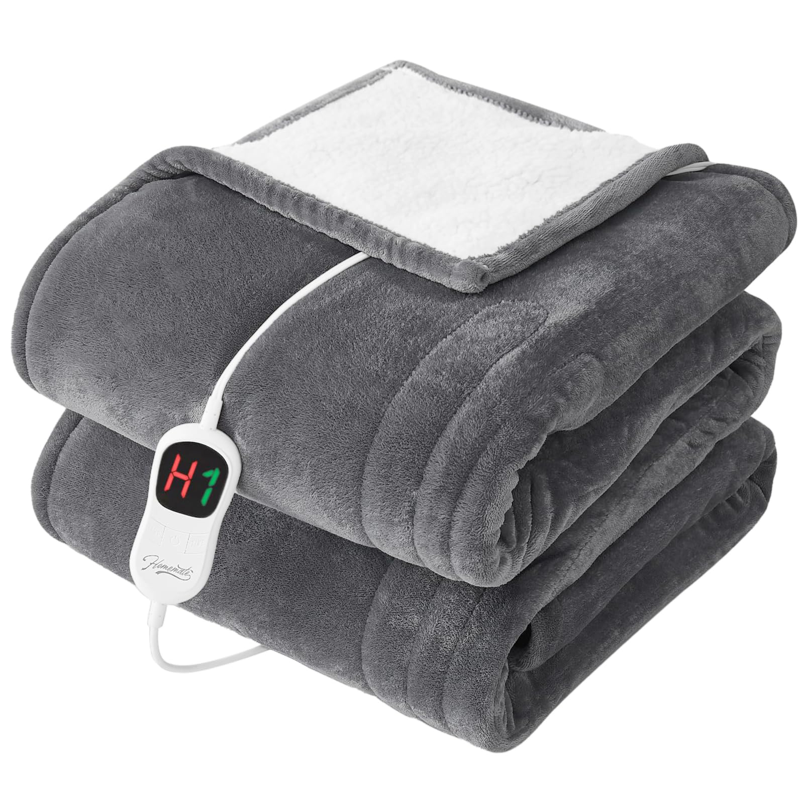 Homemate plaid chauffant face avant montrant chaleur uniforme et confort
