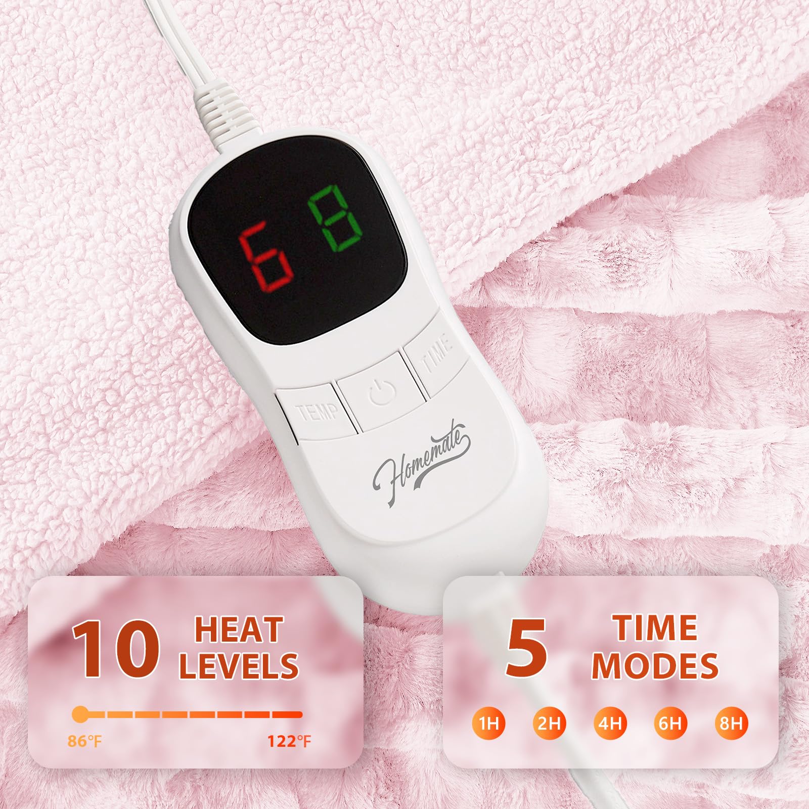 Homemate doublure sherpa détaillée apportant rétention thermique