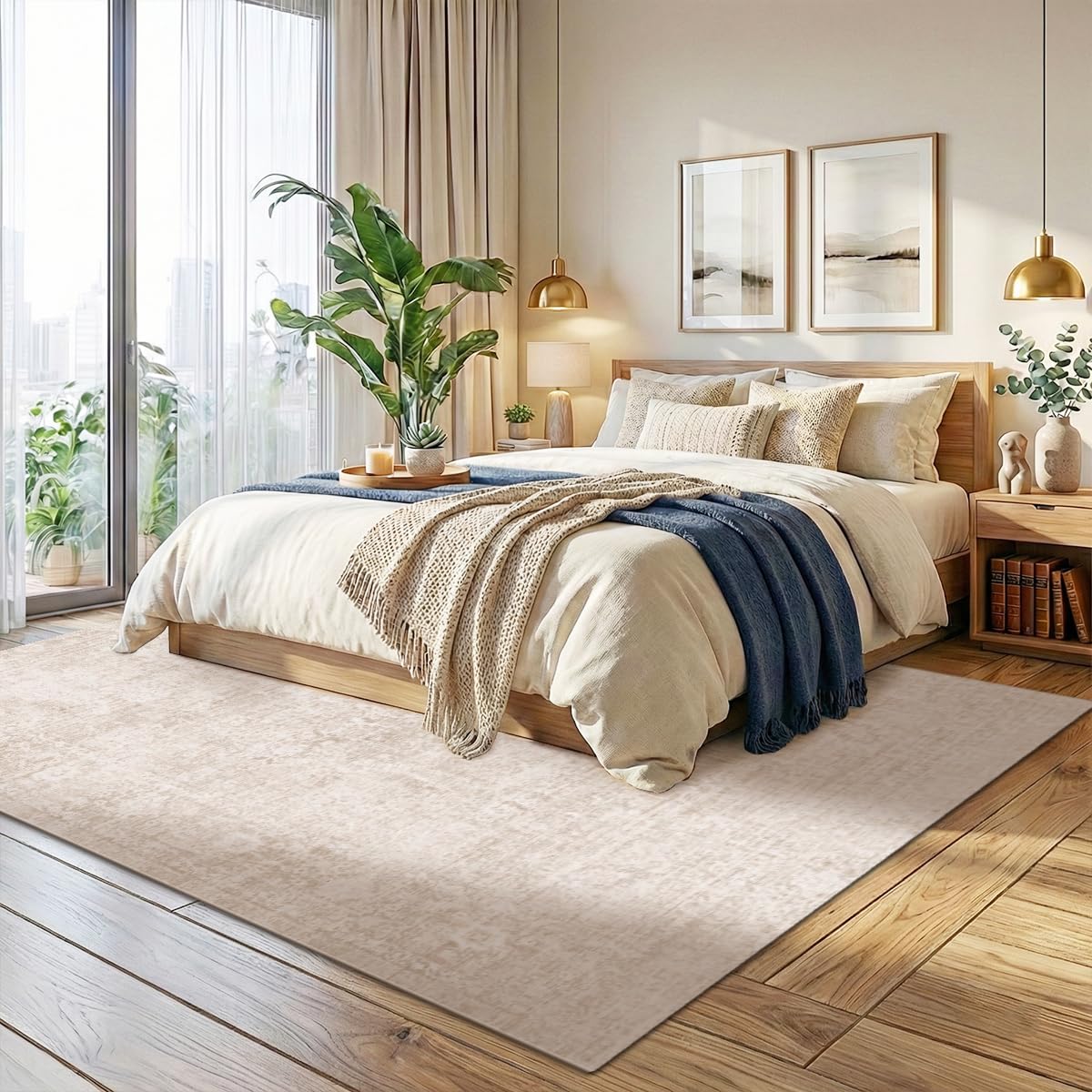 Homemate bordures renforcées du tapis illustrant durabilité accrue