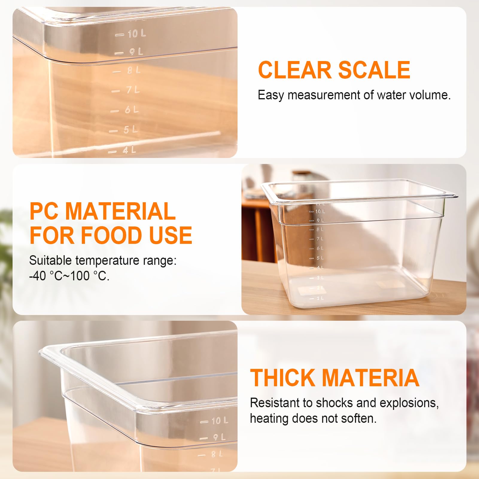 homenote gros plan matière PET transparente durable et résistante à la chaleur