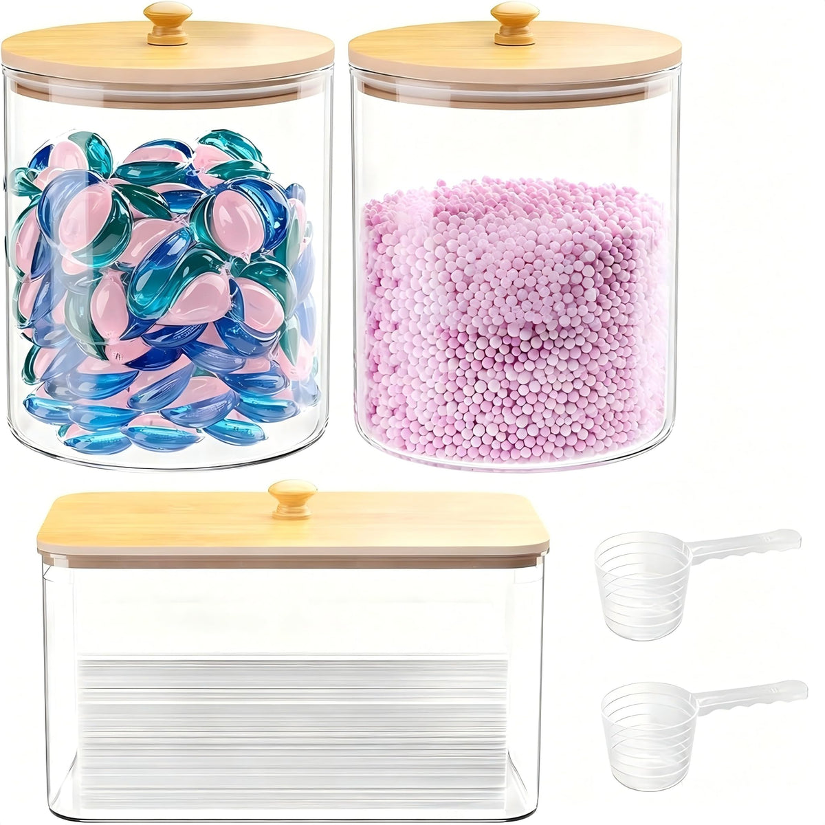 HomePekite bocal verre face montrant conservation et visibilité