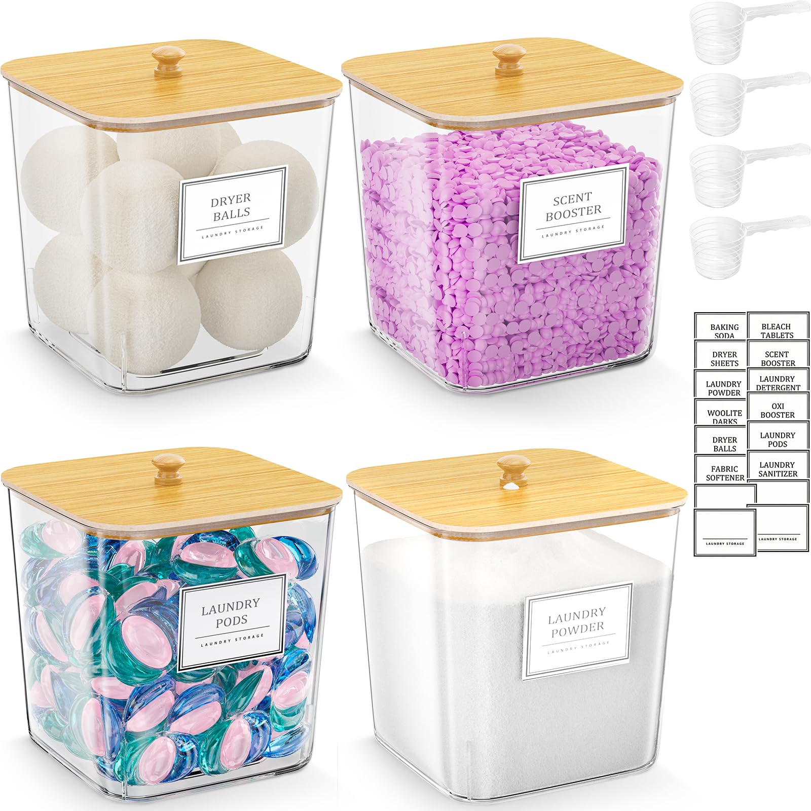 HomePekite contenant face montrant design transparent et organisation claire