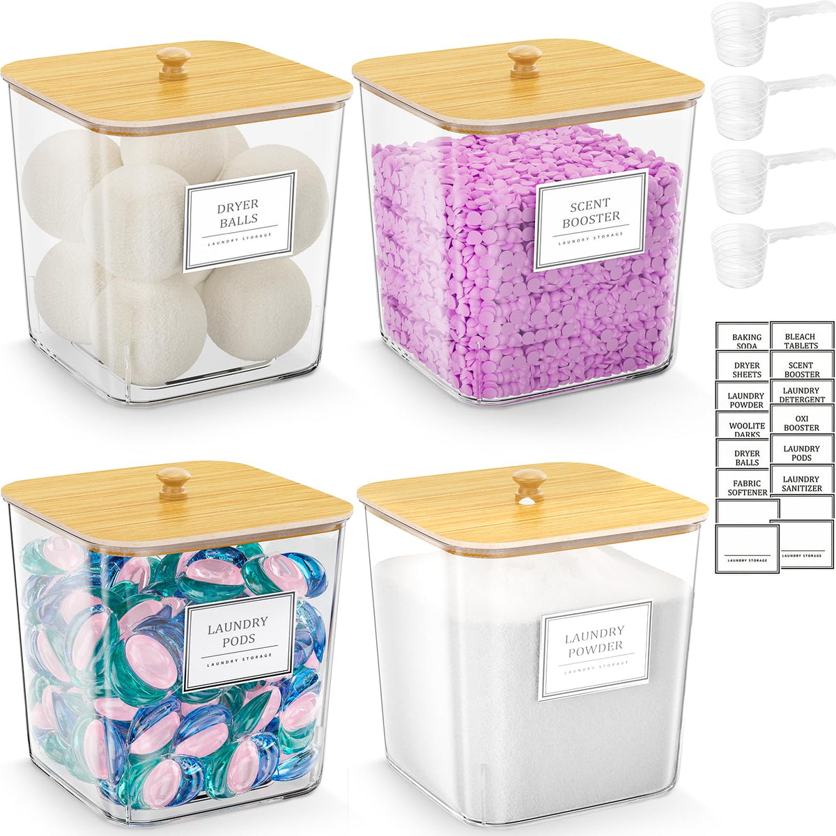 HomePekite contenant face montrant design transparent et organisation claire