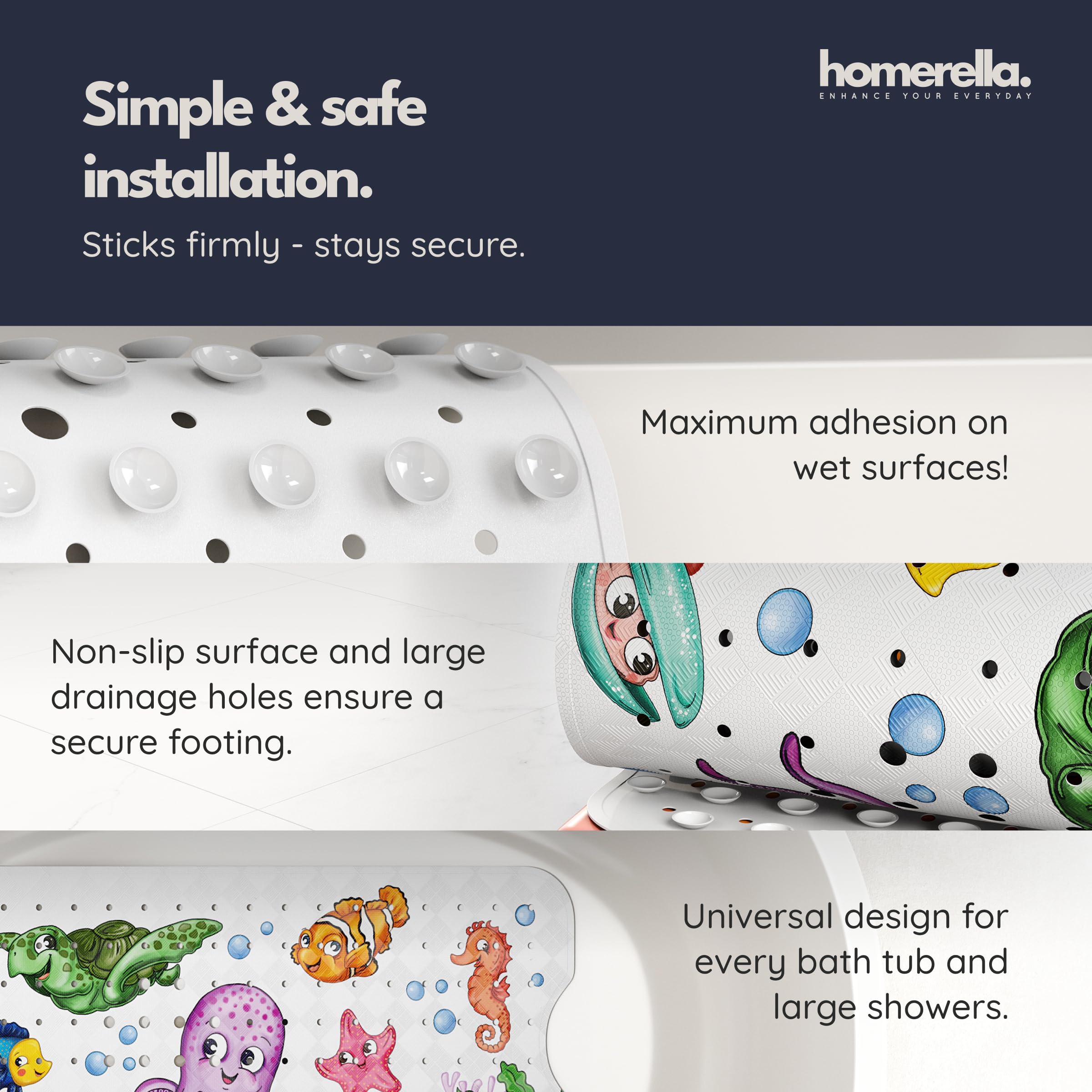 Homerella crochets auto-adhésifs inclus pour suspendre et sécher rapidement