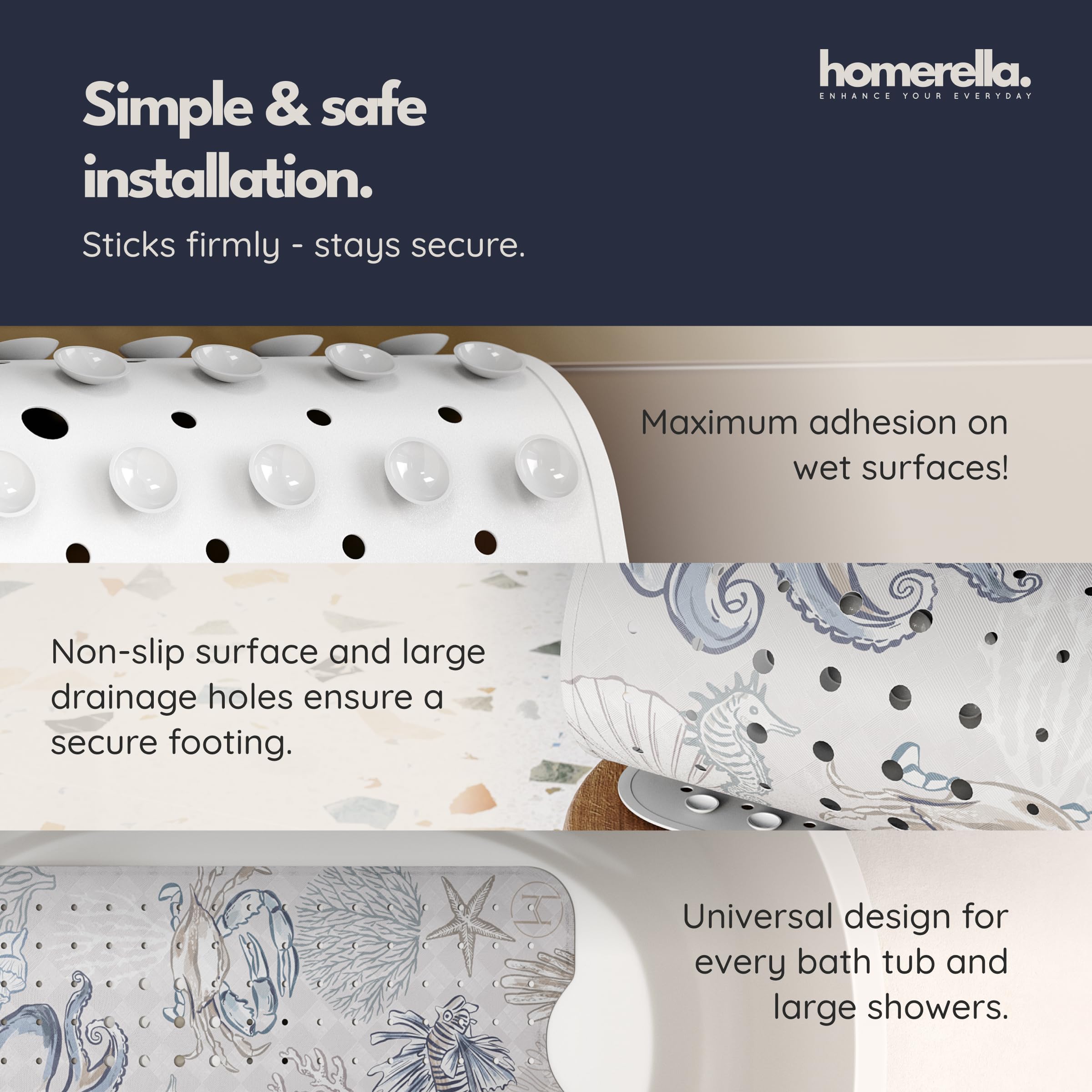 Homerella crochets inclus pour suspendre et accélérer séchage