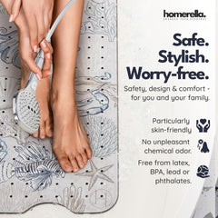 Homerella ventouses gros plan assurant adhérence fiable sur baignoire