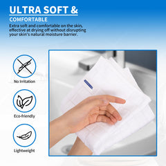 HOMERHYME gros plan microfibre montrant douceur et absorption