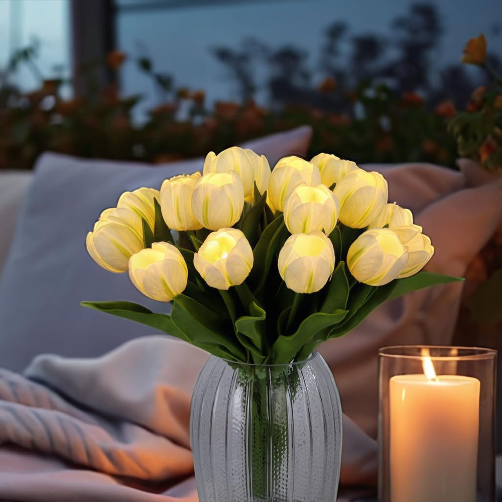 HOMESEASONS mise en scène table de fête avec éclairage doux
