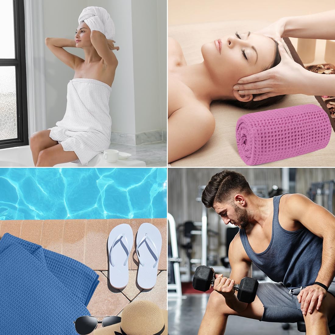 Ambiance salle de bain avec serviette HOMEXCEL, style et fonctionnalité réunis