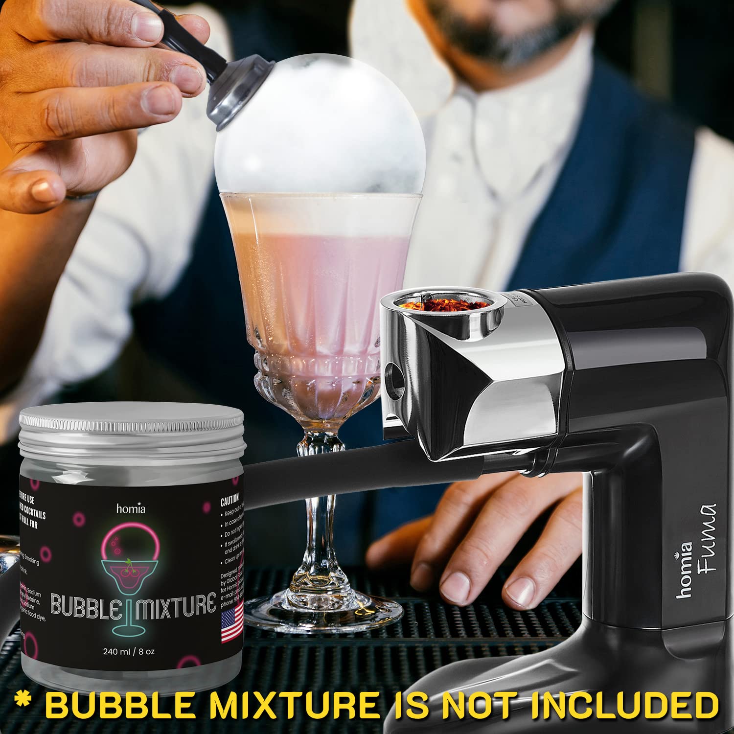 homia disque-couvercle et copeaux pour aromatiser portions individuelles