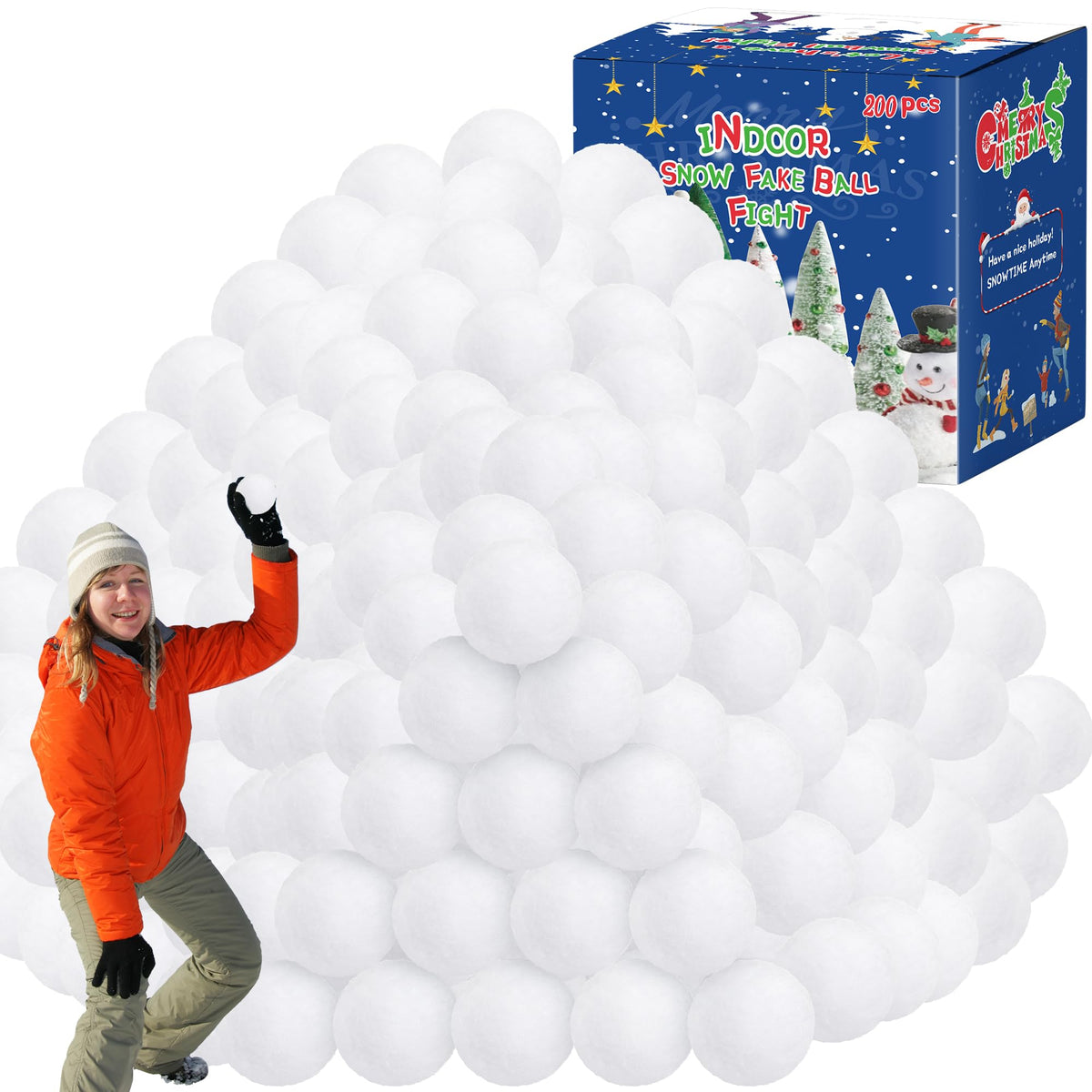 Homiar emballage 200 boules pour rangement pratique