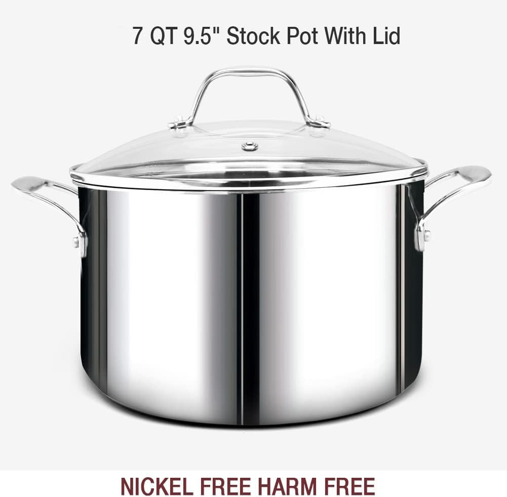 HOMICHEF insert vapeur en place sur la cocotte pour cuisson saine