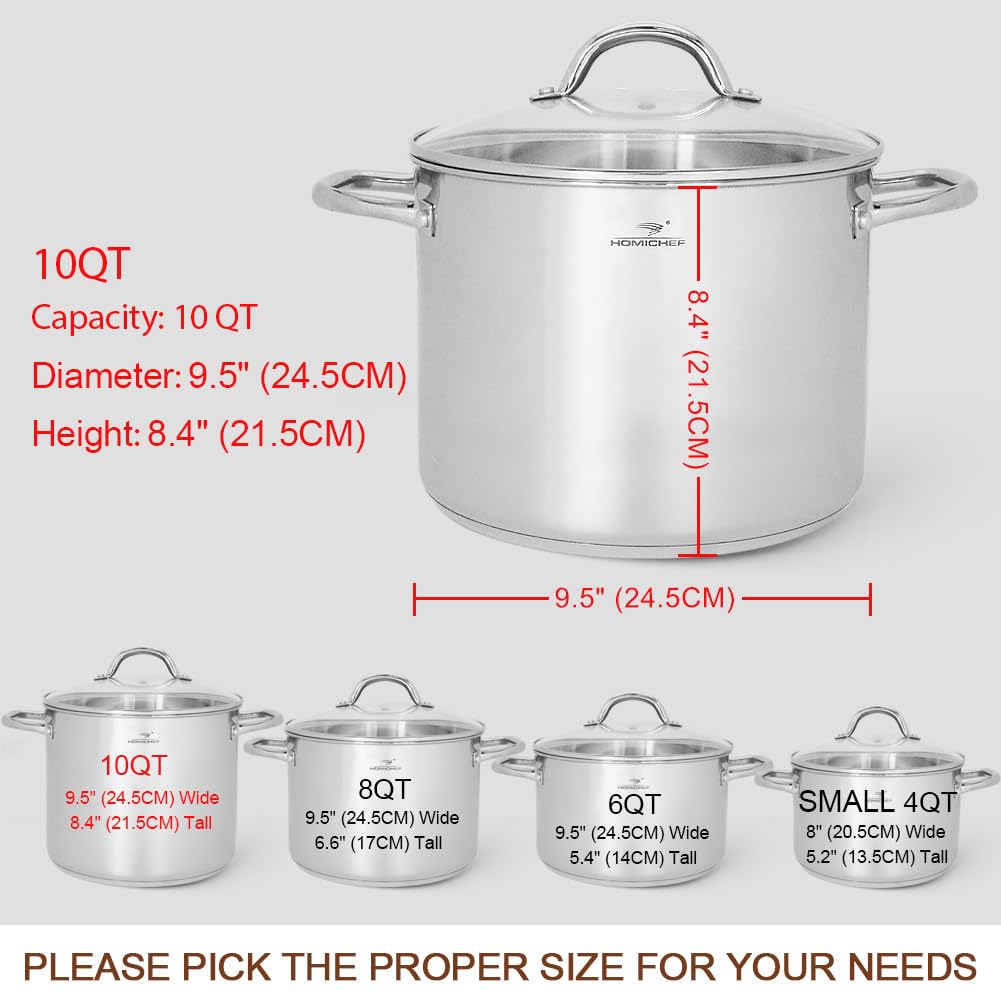 HOMICHEF base épaisse 4mm vue profil, diffusion uniforme de la chaleur