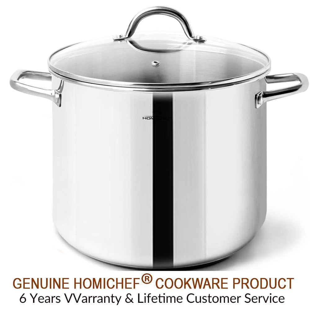 HOMICHEF comparaison taille, capacité 10 quart pour grandes portions