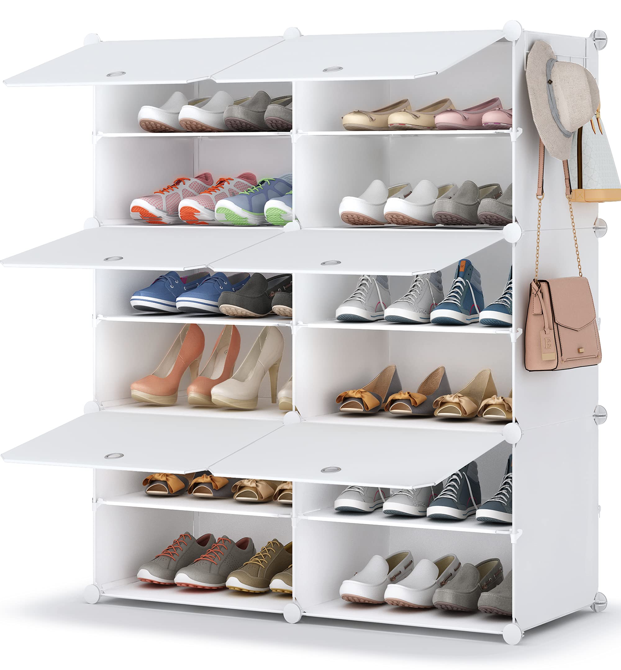 HOMIDEC face avant du meuble range-chaussures optimisant l'espace