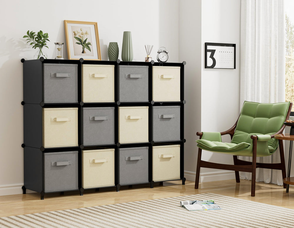 HOMIDEC organisateur en entrée, rangement chaussures et sacs pratique