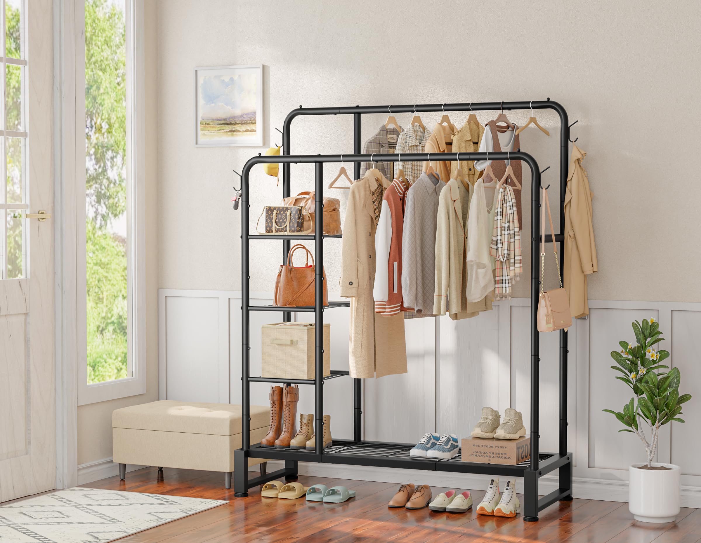 HOMIDEC comparaison taille avec vêtements pour visualiser capacité