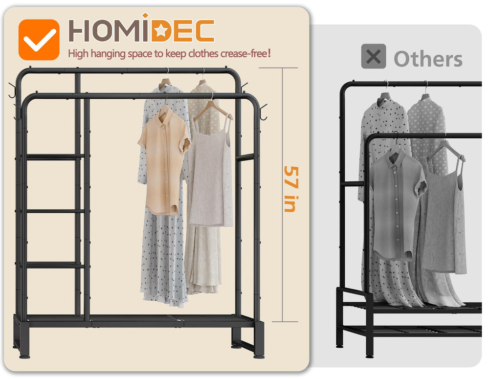 HOMIDEC porté dans chambre optimisant espace et ordre