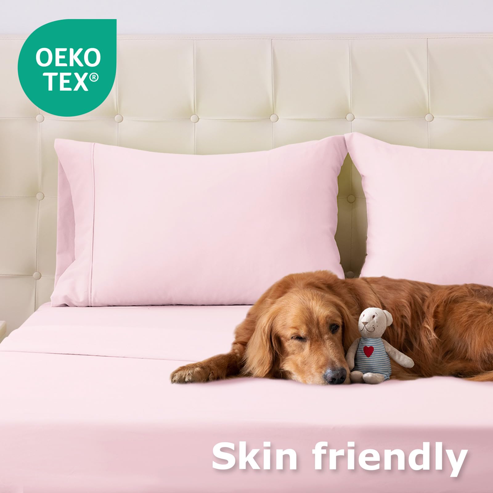 Homilay étiquette OEKO‑TEX attestant tissu hypoallergénique et sûr