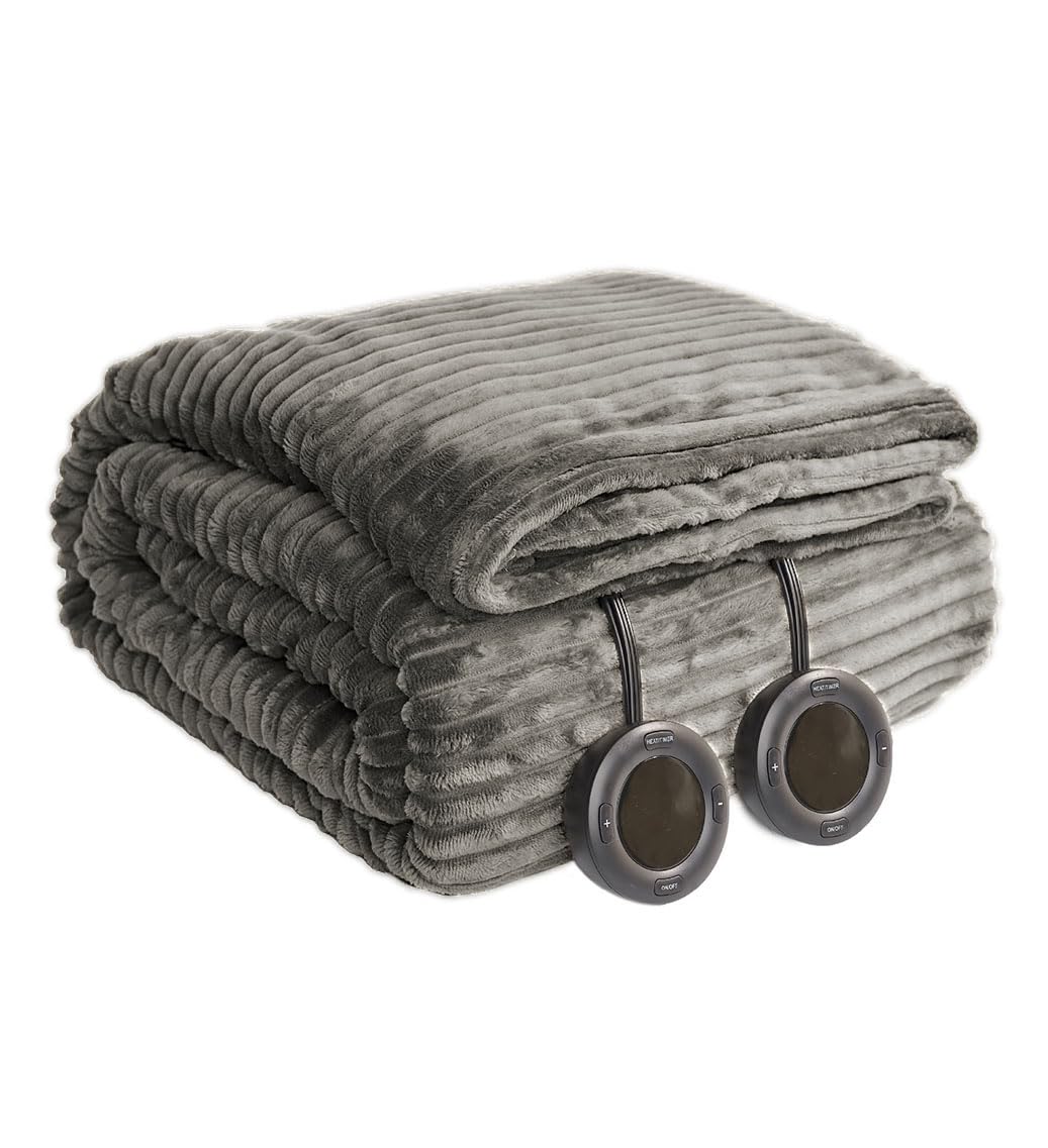 HOMISPRITE vue avant du plaid chauffant king size pour chaleur uniforme