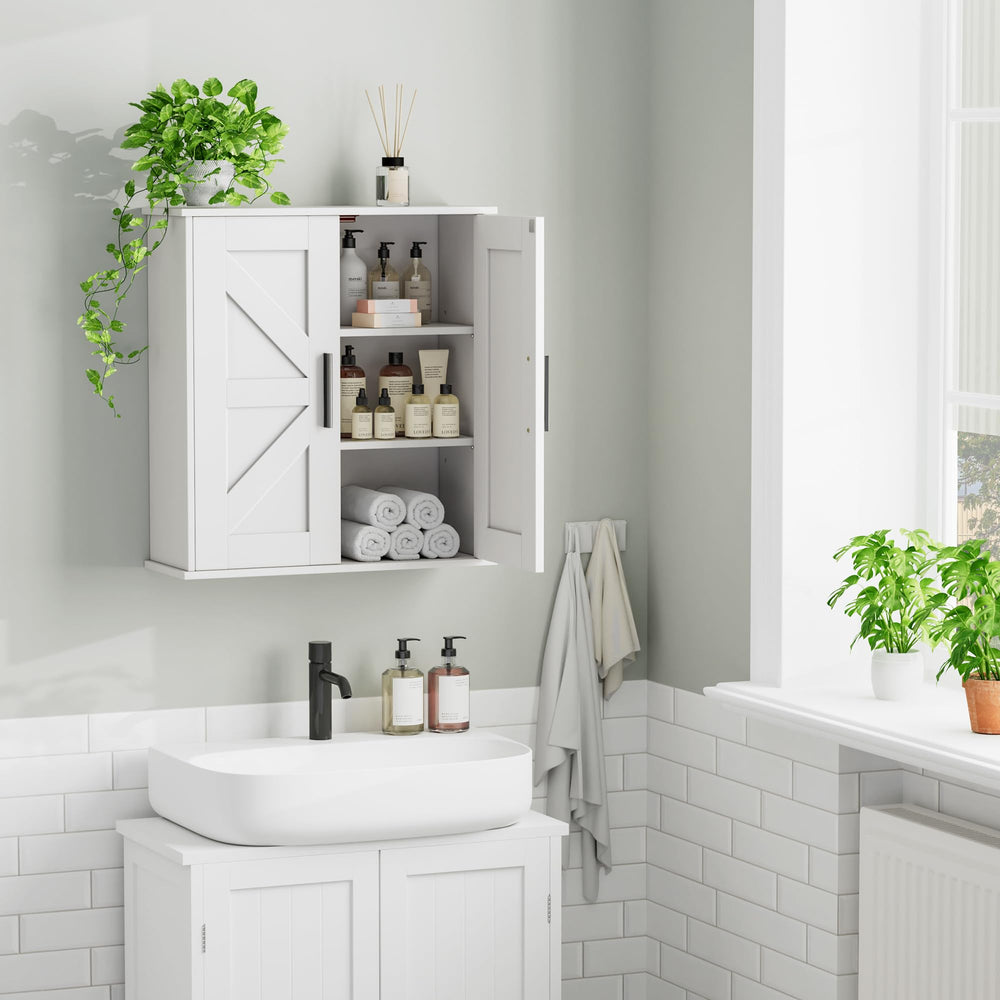 Homleke armoire murale en salle de bain, maximise l'espace utile