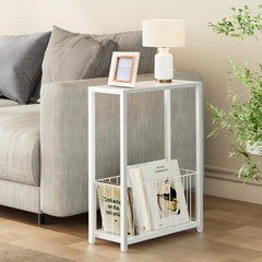 Homleke panier en fer vue détaillée pour rangement pratique