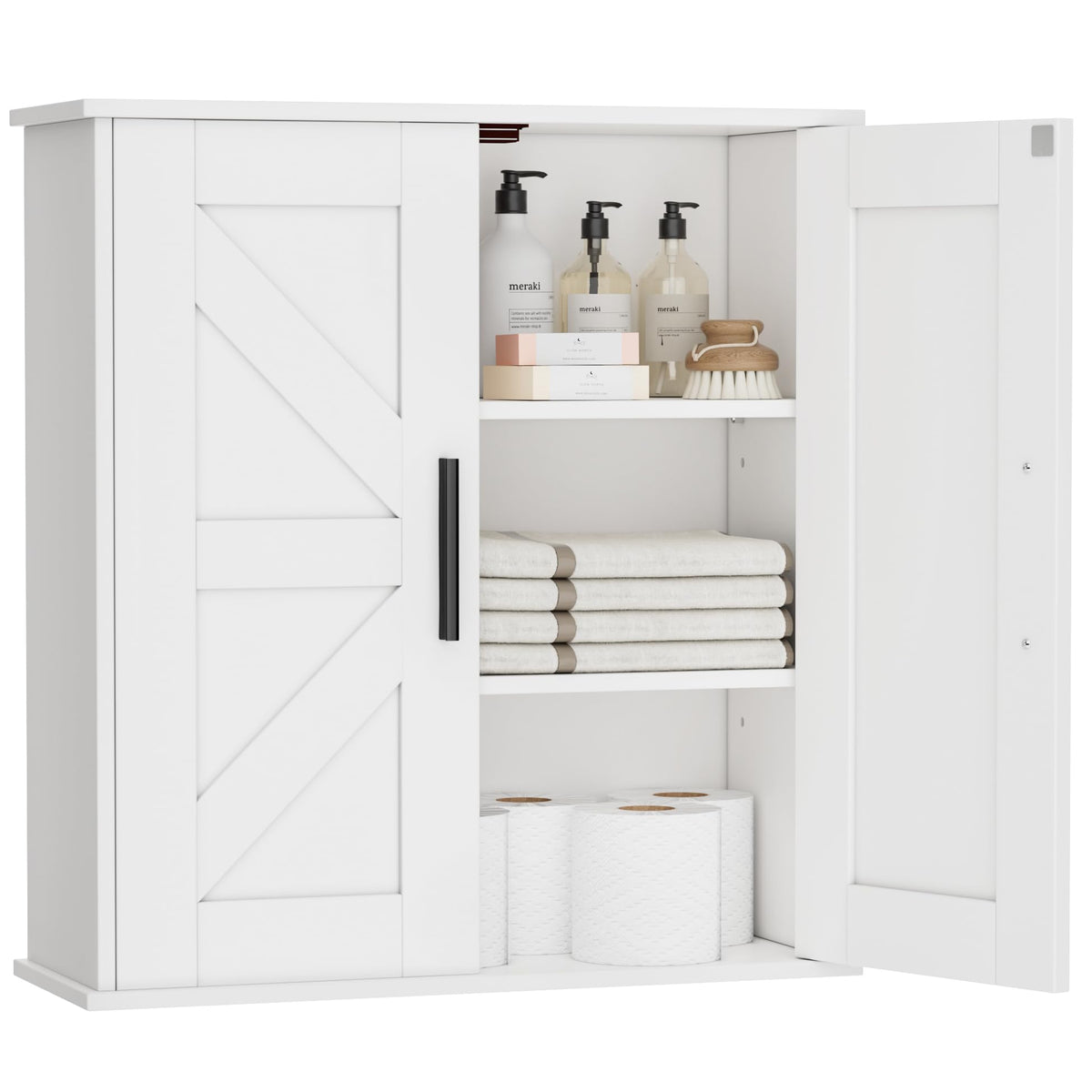 Homleke face avant de l'armoire, rangement discret et esthétique