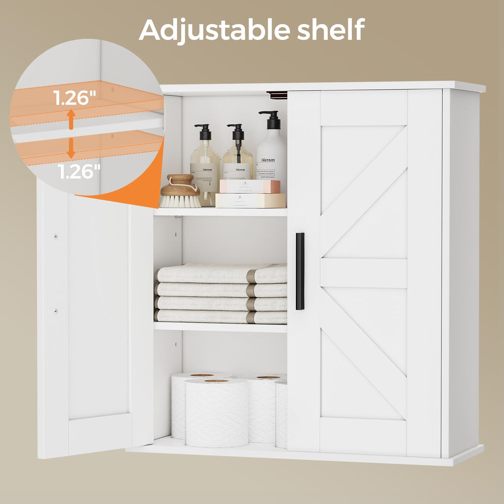 Homleke armoire porte ouverte montrant rangement organisé