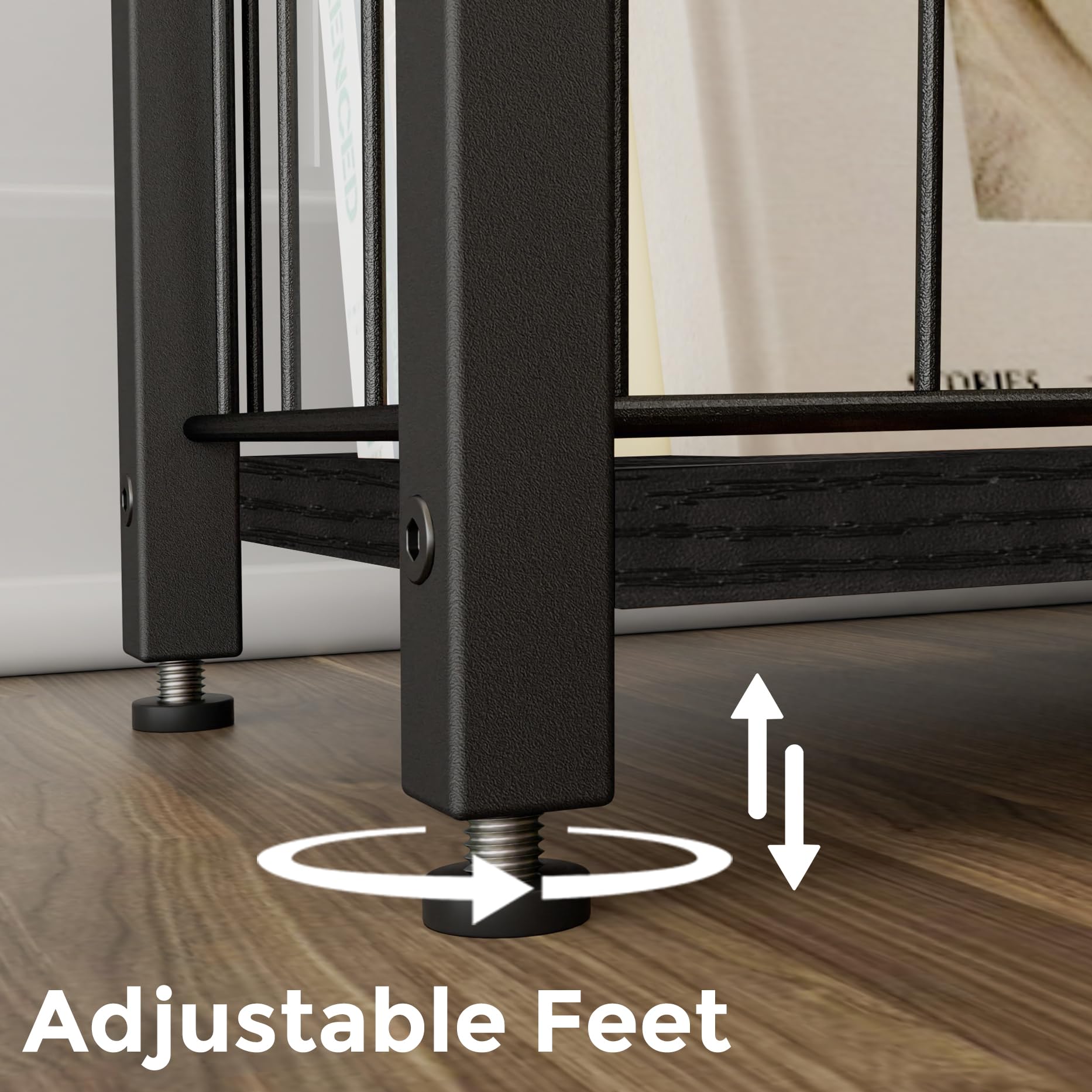Homleke table nuit chambre mise en situation optimisant espace
