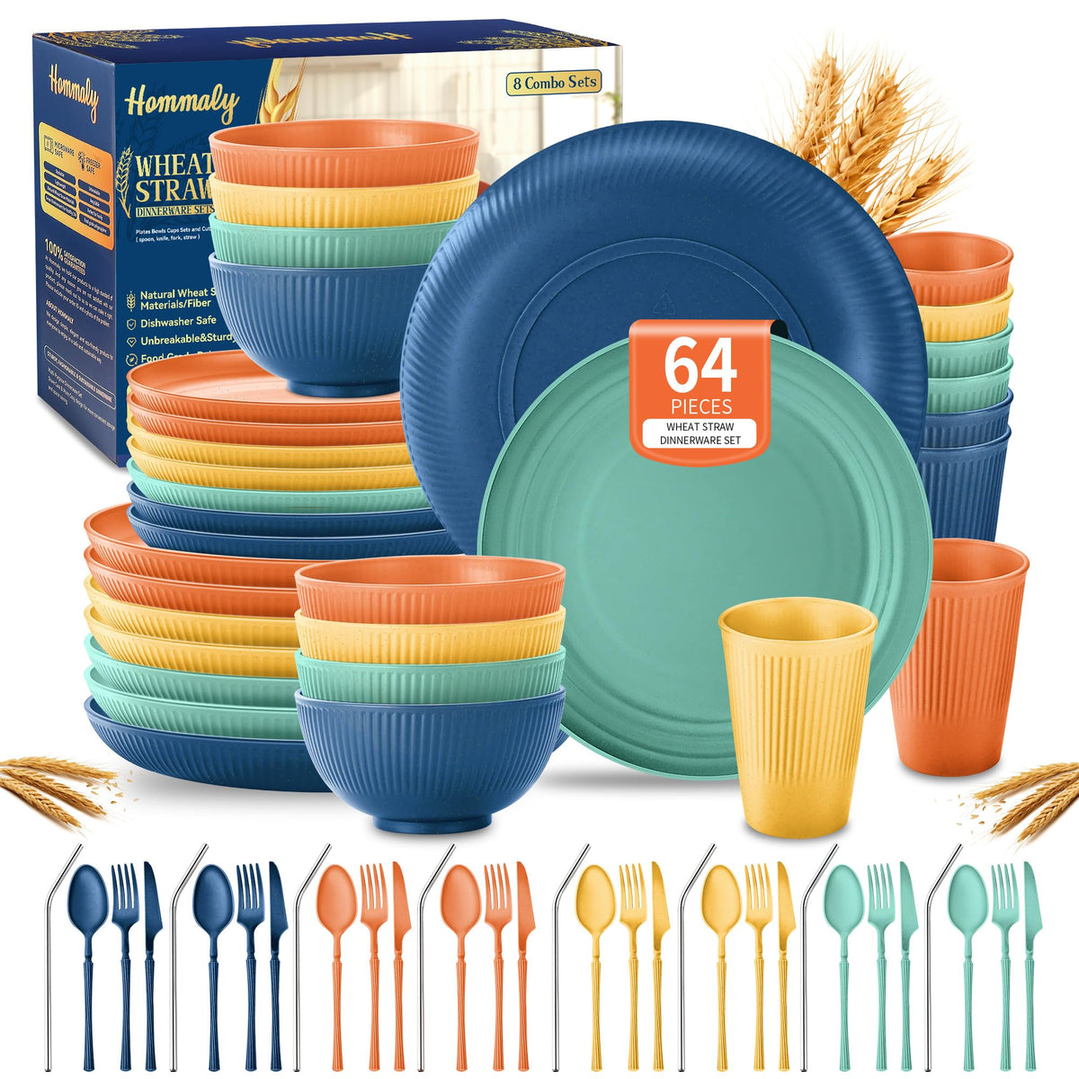 Hommaly packaging du coffret JadePeak Lake Sunset montrant le contenu et l'aspect durable