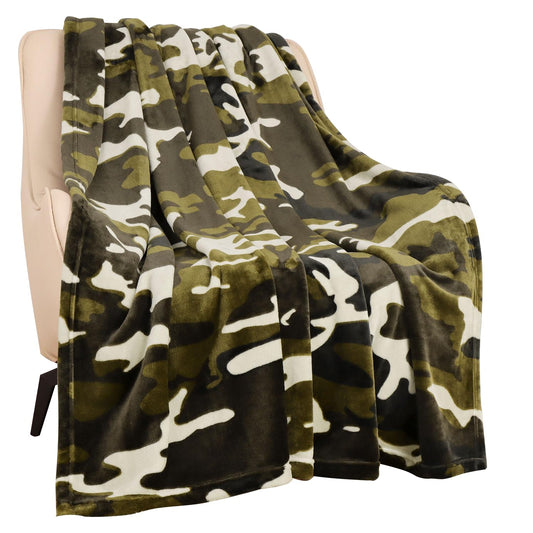 HommomH couverture face avant motif camo, look masculin et chaleureux