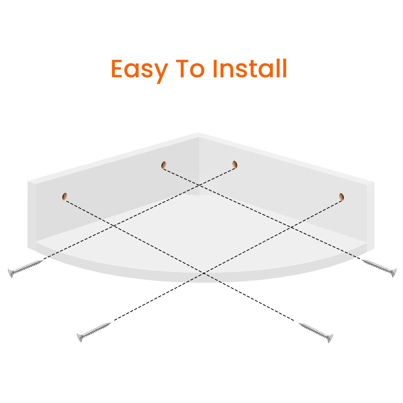 Homode accessoires de montage inclus pour installation facile