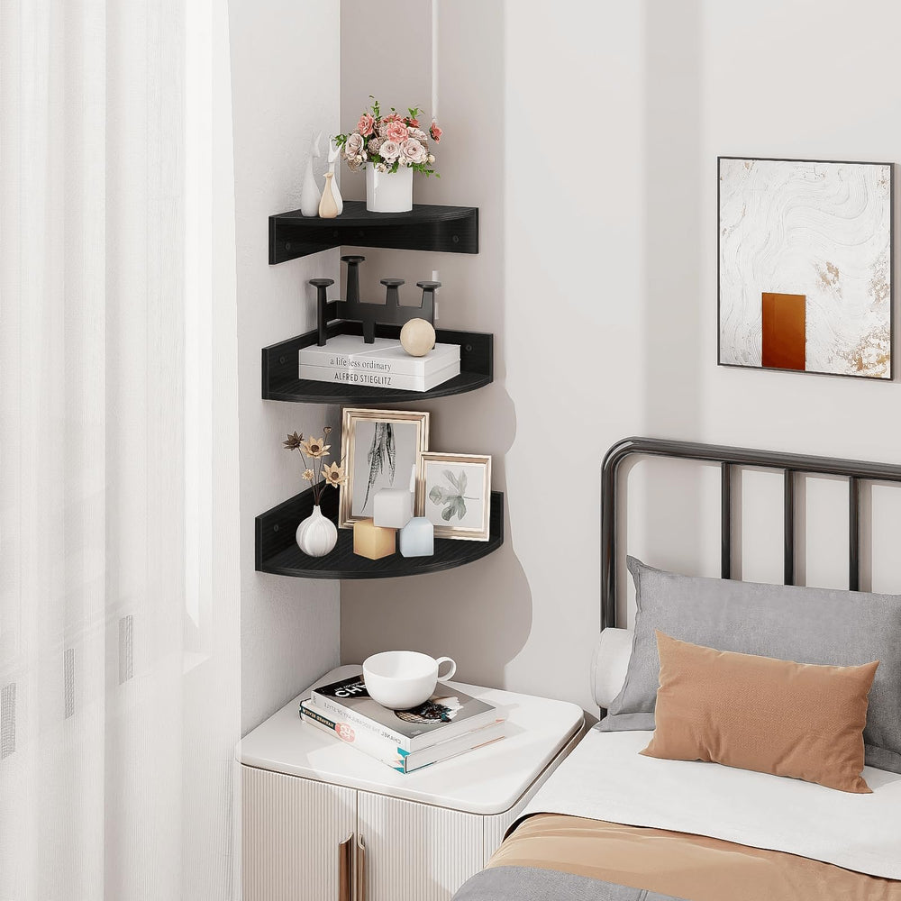Homode étagères en décor noir élégantes pour différents styles