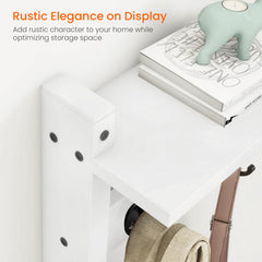 Homode plateau profil blanc pour décorations et petits objets