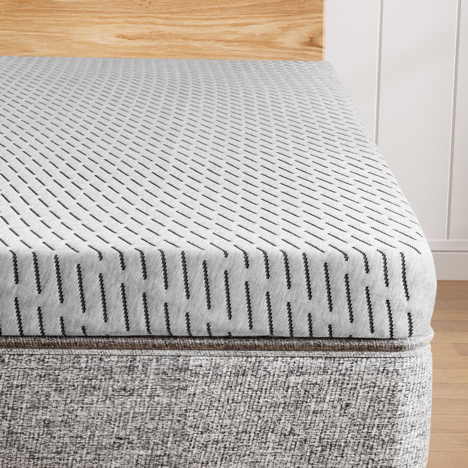 HOMRELEXA face avant montrant le surmatelas et bénéfice confort amélioré