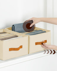 Homsorout organiseurs en place dans un placard rangement clair et accessible